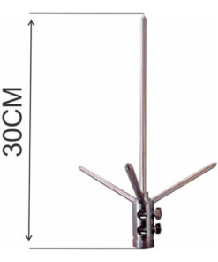 Captor Franklin, H 300mm, Alumínio, 2 Descidas