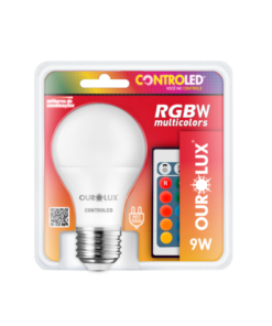 Lâmpada Controled  9W RGBW-