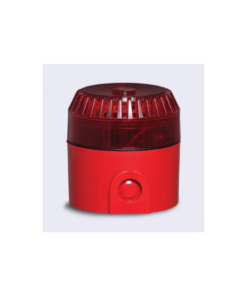 Sinalizador Audio Visual Para Alarme de Incêndio Convencional - 12V/24V Tecnohold TO 03