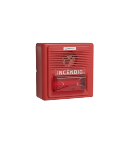 Sinalizador Áudio Visual Convencional Central Cirius 12V IP20